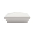 4.5" Sq Neptune Style Vinyl Post Cap for Vinyl Fence and Railing (White)