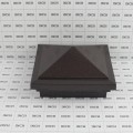 4.5" (4 1/2" x 4 1/2") Haven Style Vinyl Post Cap - Antique Brown