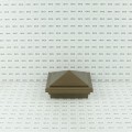 4.5" (4 1/2" x 4 1/2") Haven Style Vinyl Post Cap - Antique Gold