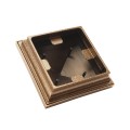 4.5" (4 1/2" x 4 1/2") Haven Style Vinyl Post Cap - Antique Gold