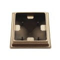 4.5" (4 1/2" x 4 1/2") Haven Style Vinyl Post Cap - Antique Gold