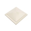 4.5" (4 1/2" x 4 1/2") Haven Style Vinyl Post Cap - Beige