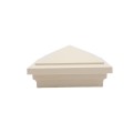 4.5" (4 1/2" x 4 1/2") Haven Style Vinyl Post Cap - Beige
