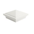 4 1/2" x 4 1/2" Sq. Haven Vinyl Post Cap - White - LMT-1568W