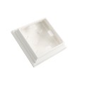 4 1/2" x 4 1/2" Sq. Haven Vinyl Post Cap - White - LMT-1568W
