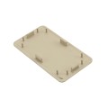 LMT Vinyl Fence Post Hole Cover for 1-3/4" x 3-1/2" Post Holes - Almond - 1579-ALMOND