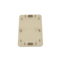LMT Vinyl Fence Post Hole Cover for 1-3/4" x 3-1/2" Post Holes - Almond - 1579-ALMOND
