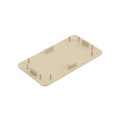 LMT Vinyl Fence Post Hole Cover for 1-3/4" x 3-1/2" Post Holes - Beige - 1579-BEIGE