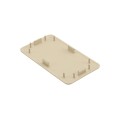 LMT Vinyl Fence Post Hole Cover for 1-3/4" x 3-1/2" Post Holes - Beige - 1579-BEIGE