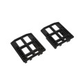 LMT 1618-WHITE 2" x 3.5" Stair Rail Handrail Bracket Kit For Vinyl Railing (3 Piece) - White