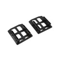 LMT 1618-WHITE 2" x 3.5" Stair Rail Handrail Bracket Kit For Vinyl Railing (3 Piece) - White