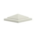 4" x 4" Sq. Brigantine Vinyl Post Cap - White LMT 1683W