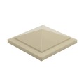 5" x 5" Sq. Brigantine Vinyl Post Cap - Almond LMT 1685NA