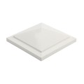 5" x 5" Sq. Brigantine Vinyl Post Cap - White LMT 1685W (PostCaps)