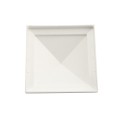 5" x 5" Sq. Brigantine Vinyl Post Cap - White LMT 1685W (PostCaps)