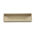 LMT 1 1/2" x 5 1/2" (1.690" x 5.690 x 1.500" OD) External Vinyl End Cap for Vinyl Fence Rails (Almond) - 1692NA