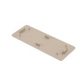 LMT 1 1/2" x 5 1/2" Vinyl Post Hole Cover End Cap for Vinyl Fence Posts (Khaki) - 1700KK