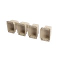 T - Rail Angle Wizard Horizontal Porch Vinyl Railing Bracket Kit - (4pk) - LMT 1717NA - Almond