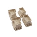 T - Rail Angle Wizard Horizontal Porch Vinyl Railing Bracket Kit - (4pk) - LMT 1717NA - Almond