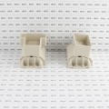 T - Rail Angle Wizard Horizontal Porch Vinyl Railing Bracket Kit - (4pk) - LMT 1717NA - Almond