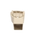 2" x 3.5" Angle Wizard Horizontal Porch Vinyl Railing Bracket Kit - (4pk) - LMT 1718NA - Almond
