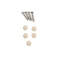 2" x 3.5" Angle Wizard Horizontal Porch Vinyl Railing Bracket Kit - (4pk) - LMT 1718NA - Almond