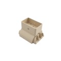 2" x 3.5" Angle Wizard Horizontal Porch Vinyl Railing Bracket Kit - (4pk) - LMT 1718NA - Almond