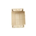 2" x 3.5" Angle Wizard Horizontal Porch Vinyl Railing Bracket Kit - (4pk) - LMT 1718NA - Almond