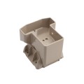 T - Rail Angle Wizard Vertical Stair Porch Vinyl Railing Bracket Kit - (4pk) - LMT 1719KK - Khaki (GeneralUse)
