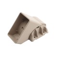 T - Rail Angle Wizard Vertical Stair Porch Vinyl Railing Bracket Kit - (4pk) - LMT 1719KK - Khaki (GeneralUse)