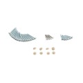T - Rail Angle Wizard Vertical Stair Porch Vinyl Railing Bracket Kit - (4pk) - LMT 1719KK - Khaki (GeneralUse)