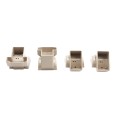 T - Rail Angle Wizard Vertical Stair Porch Vinyl Railing Bracket Kit - (4pk) - LMT 1719KK - Khaki (GeneralUse)
