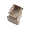 T - Rail Angle Wizard Vertical Stair Porch Vinyl Railing Bracket Kit - (4pk) - LMT 1719KK - Khaki (GeneralUse)