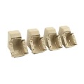 2" x 3.5" Angle Wizard Vertical Stair Vinyl Railing Bracket Kit - (4pk) - LMT 1720NA - Almond