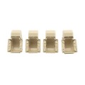 2" x 3.5" Angle Wizard Vertical Stair Vinyl Railing Bracket Kit - (4pk) - LMT 1720NA - Almond
