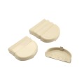 2" x 3.5" Angle Wizard Vertical Stair Vinyl Railing Bracket Kit - (4pk) - LMT 1720NA - Almond