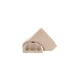 2" x 3.5" Angle Wizard Vertical Stair Vinyl Railing Bracket Kit - (4pk) - LMT 1720KK- Khaki