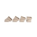 2" x 3.5" Angle Wizard Vertical Stair Vinyl Railing Bracket Kit - (4pk) - LMT 1720KK- Khaki