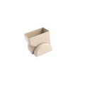 2" x 3.5" Angle Wizard Vertical Stair Vinyl Railing Bracket Kit - (4pk) - LMT 1720KK- Khaki