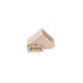 2" x 3.5" Angle Wizard Vertical Stair Vinyl Railing Bracket Kit - (4pk) - LMT 1720KK- Khaki