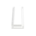 LMT 2" x 6" and 2" x 7" Rail Mount Bracket Kit For Privacy Vinyl Fence (White) 2 Pack - 1732W