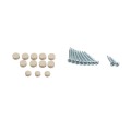 LMT 1 3/4" x 7" Rail Mount Bracket Kit For Vinyl Fence (Almond) - 1733-NA (GeneralUse)