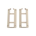 LMT 1 3/4" x 7" Rail Mount Bracket Kit For Vinyl Fence (Almond) - 1733-NA (GeneralUse)
