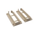 LMT 1 3/4" x 7" Rail Mount Bracket Kit For Vinyl Fence (Almond) - 1733-NA (GeneralUse)