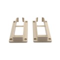 LMT 1 3/4" x 7" Rail Mount Bracket Kit For Vinyl Fence (Almond) - 1733-NA (GeneralUse)