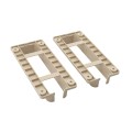 LMT 1 3/4" x 7" Rail Mount Bracket Kit For Vinyl Fence (Almond) - 1733-NA (GeneralUse)