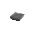 2" Sq. Ornamental Vinyl Post Cap For Aluminum Fence Posts (Black) 