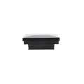 2" Sq. Ornamental Vinyl Post Cap For Aluminum Fence Posts (Black) 