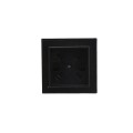 2" x 2" Sq. Ornamental Vinyl Post Cap - 1740B - Black