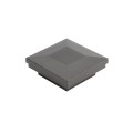 2" Sq. Ornamental Vinyl Post Cap For Aluminum Fence Posts (Black) 